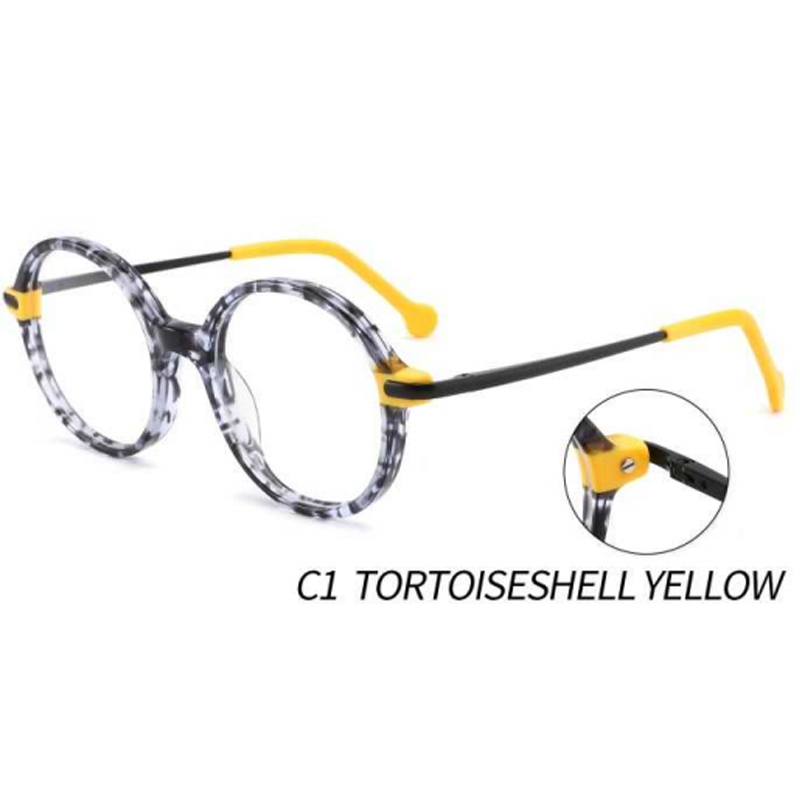 DILICN new Kids Mixed acetate and metal frame optical frame Interchangeable sun lenses FG1427 fashion style bright color