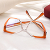 DILICN's new TR90 and CP optical frames are made in colorful colors, fashionable women's optical glasses, polygonal frames