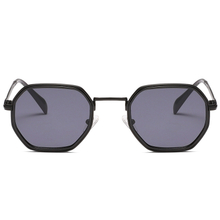 man classic luxury sunglasses high quality metal polygon sunglasses metal vintage frame for women