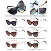 DILICN New Magnetic Clip Opticalframes, Polarized Lenses, Fashion Glasses TR and Metal Materiale 95658 cat eye frames trendy glasses