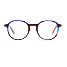 DILICN new acetate fiber optical frame women's round frame colorful fashion frame LM2301