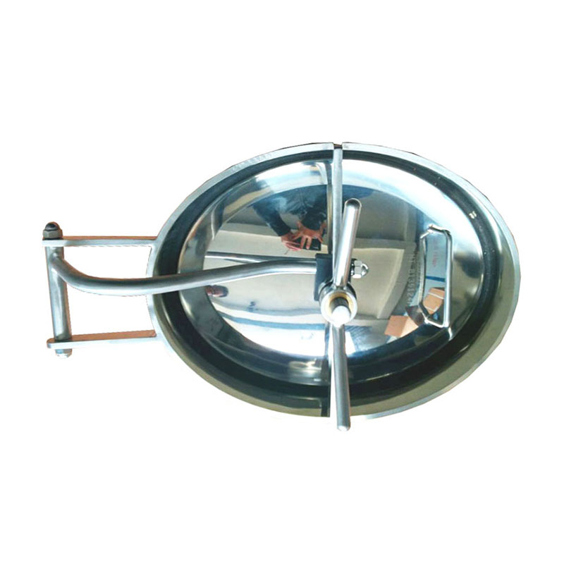 Sanitary Oval Inward Manhole Lid for Pressure Vessel