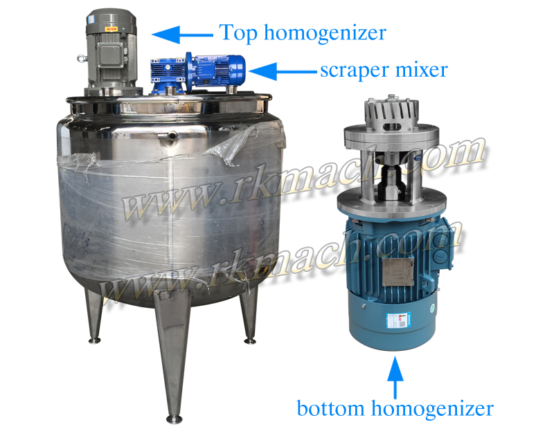 open top mixing tank for sauce
