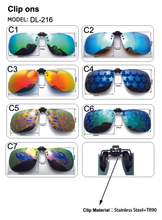 Women Men Clip on Sunglasses Designer Brand Polarized Sun Glasses Clips
