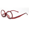 2 in 1 Reading Glasses Makeup Glasses Visually Impaired Reading Glasses Rotatable Eyewear Makeup Glasses for Women