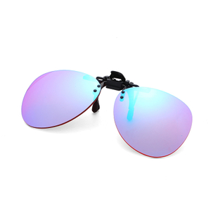 Color Blind Clip-on Glasses Color Weakness Correction Protective Round square Clip-on Glasses for Work