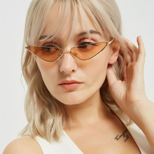 Ocean Metal Eyeglasses Personalized Sun Glasses Fashion Triangle Trendy New Small Frame Sunglasses