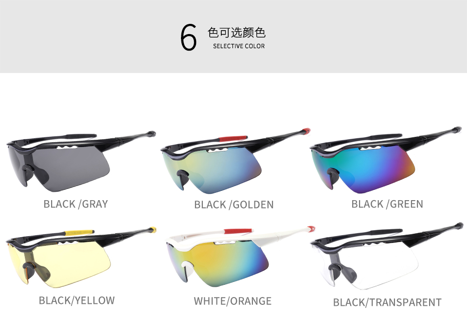 Designer Fashion Sports Sunglasses for Baseball Cycling Fishing Golf Sun Glasses