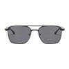Square Magnetic Clip on Sunglasses for Men Women Metal Frame
