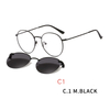 2 In1 Eye Glasses With Magnetic Clip On Sunglasses