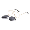Magnetic Sunglasses Clip on for Men & Women UV400 Lens Clear Eyeglasses