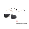 2 In 1 2020 Frameless Optical Frame Rimless Magnet Clip on Sunglasses Men Driving Detachable Lens Style Sun Glasses