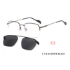 2 In1 Clip On Sunglasses Men Women Polarized Clip On Glasses Magnetic Sunglasses Optical Prescription Eyewear Frames Eyeglass