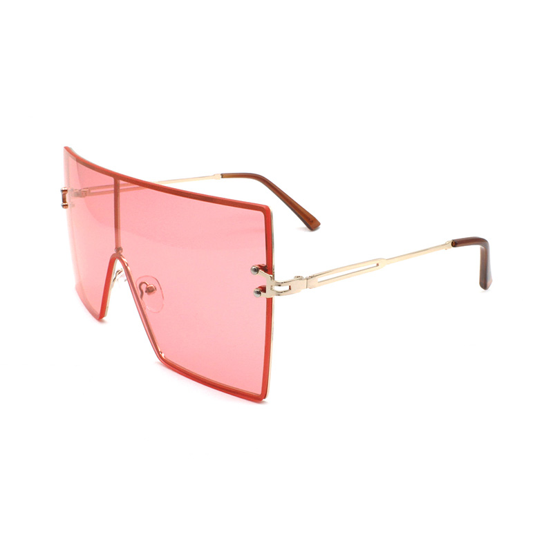 Newest 2022 Designer Big Cool Vogue Frame Square Outdoor Sun Metal Sunglasses