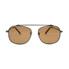 Square Metal Glasses Frame Big Oversized Wholesale China Polarized Sunglasses