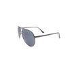 2022 New Fashion Retro Neutral Metal Large Frame Black Sunglasses