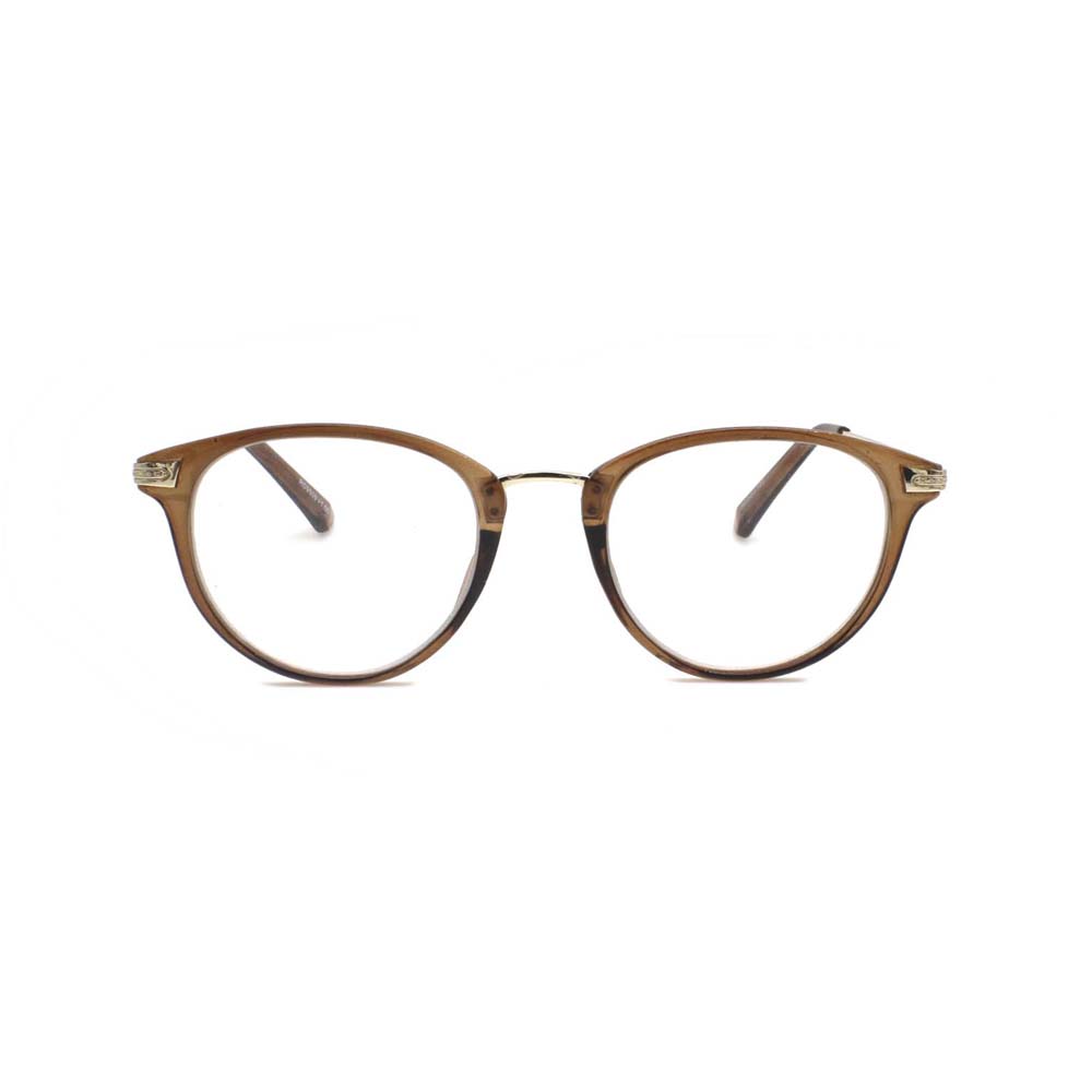 Wholesale Custom Plastic Frame with Metal Eyeglasses Ladies Reading Glasses