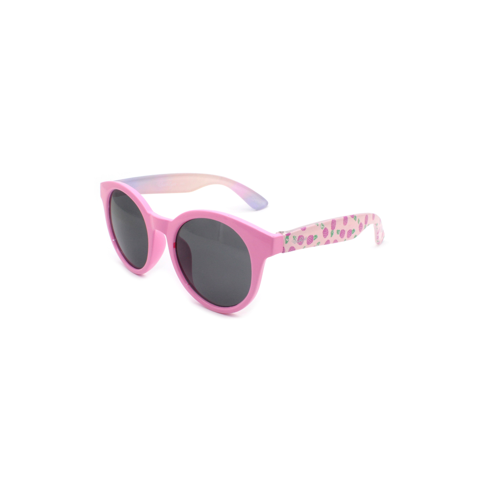 2022 New Arrival Custom Logo Round Recycled Fashion Flexible Children Trendy Cat.3 UV400 Polarized Wholesale Kids Sunglasses