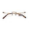 New Design Wholesale Rimless Eyewear Gold Eyeglasses Women Men Frameless Optical Frames