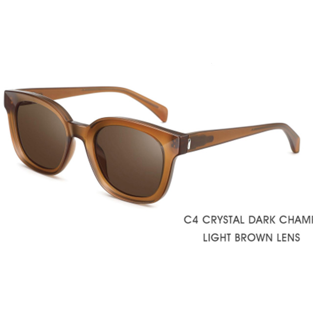 2023 fashionable square frame acetate sunglasses