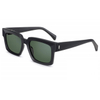 Acetate Sunglasses Polarized Shade Square Unisex