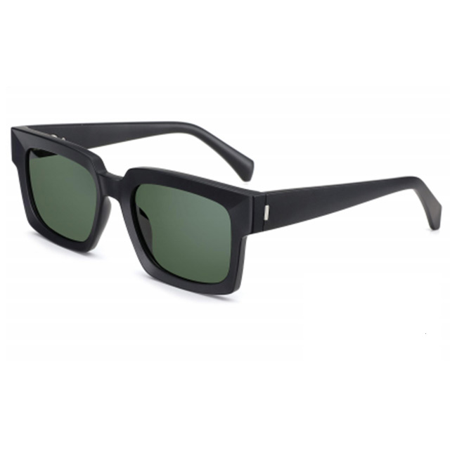 Acetate Sunglasses Polarized Shade Square Unisex