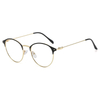 Metal Round Optical Anti Blue Light Blocking Glasses Women Sun Glass Men Photochromic Eyeglasses Frame