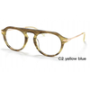 DILICN 2023 New Fashion Acetate Optical Frame Model YD1256 Round frames Beckham's same style