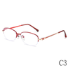 2024 summer new high-definition fashionable PC oval frame anti-blue light reading glasses