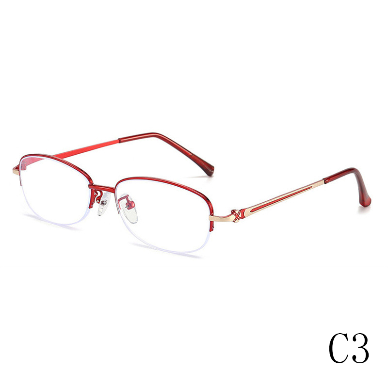 2024 summer new high-definition fashionable PC oval frame anti-blue light reading glasses
