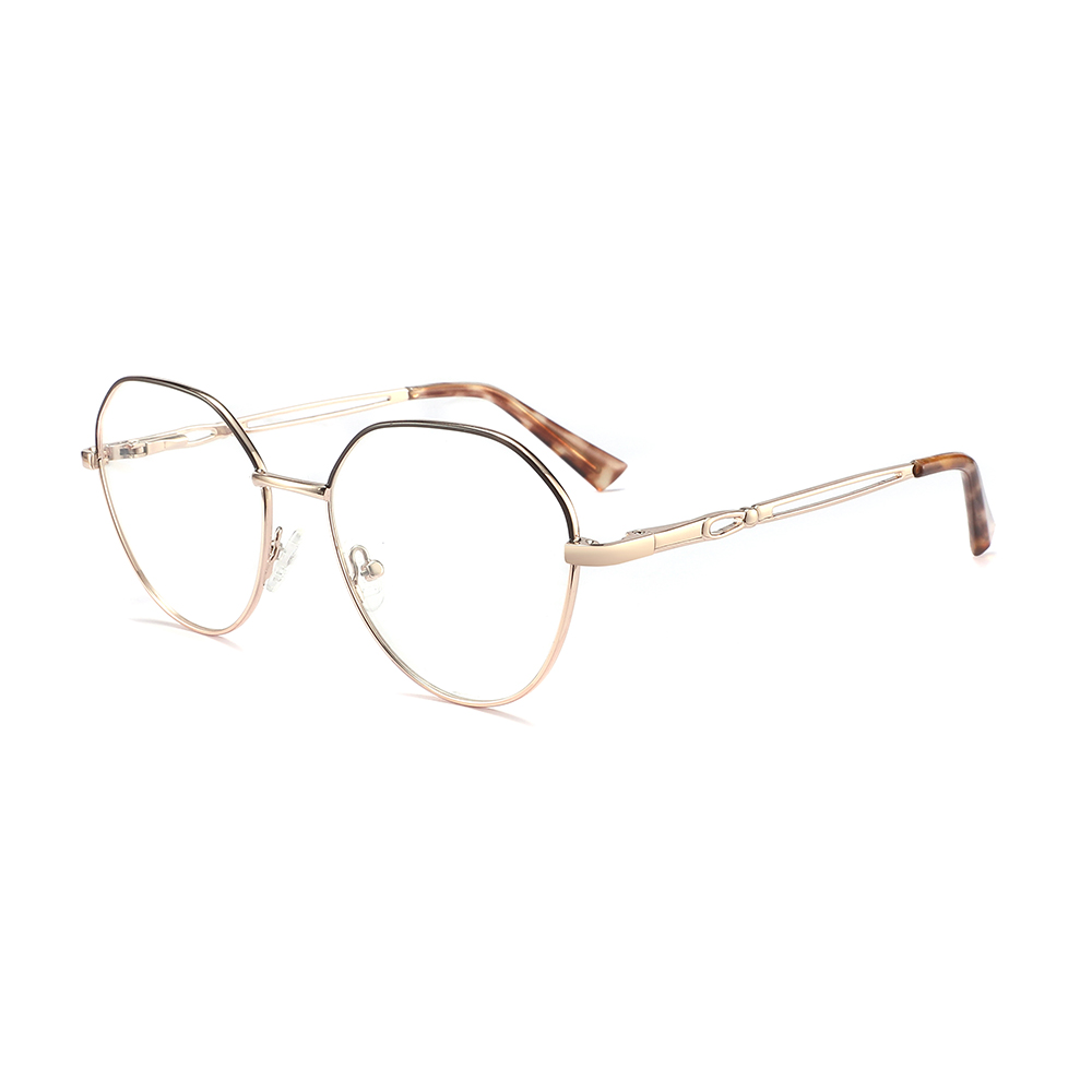 Designer Cat Eye Eyeglasses Metal Optical Frames Spectacle Trendy Eyewear
