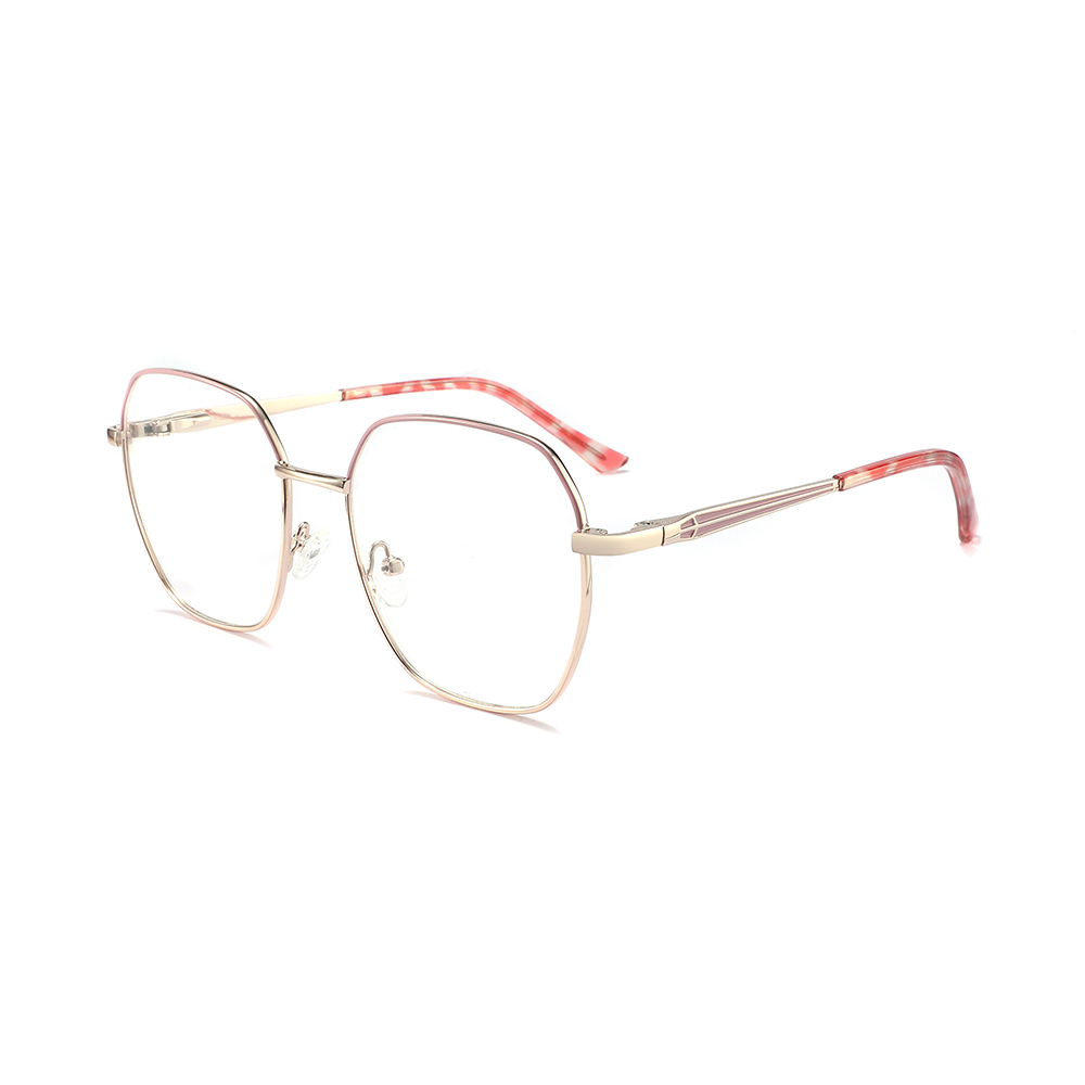 Women Optical spectacle Blue Light Glasses Metal Cat Eye Optical Eyeglasses Frame
