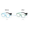 Flexible Children Eyeglasses Glasses Kids Photochromic Frames with Strips