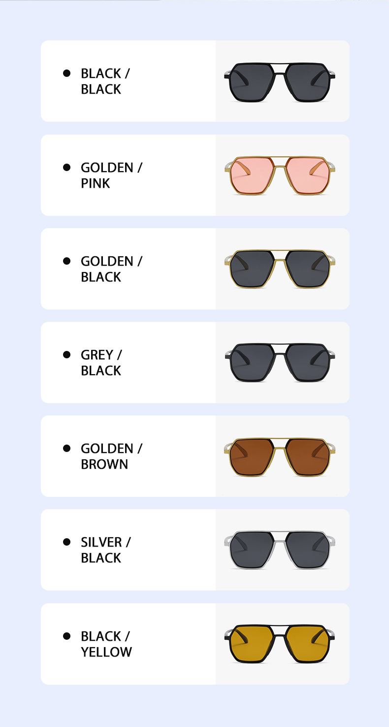 Retro Oversized Polarized Sunglasses for Women and Men Vintage Shades UV400 Classic Large Metal Sunglasses