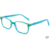DILICN new Kids acetate fiber optical frame color Interchangeable sun lenses FG1094 fashion style rectangular frame