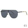 2024 new fashion large frame casual fashion sunglasses