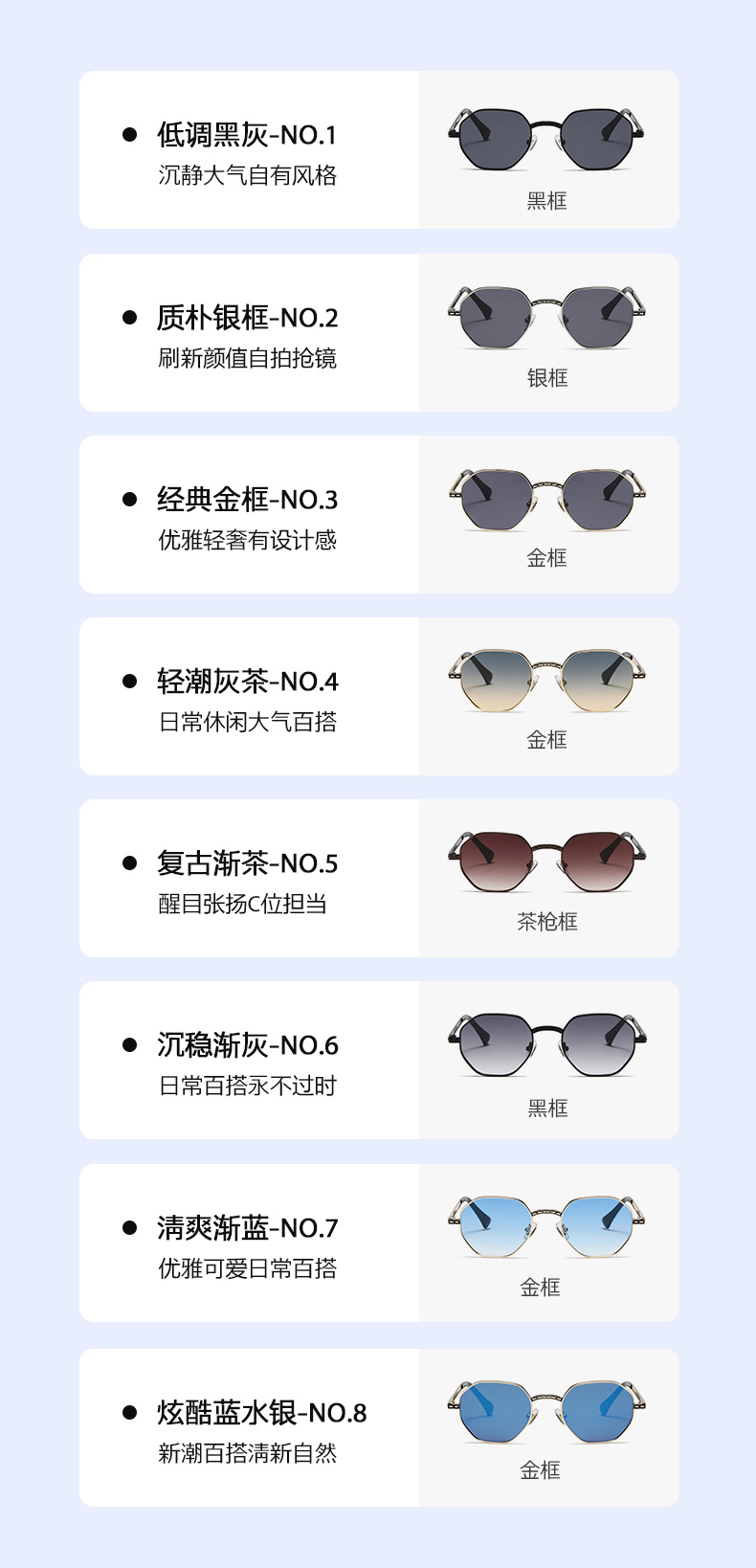 Vintage Round Metal Frame Retro Classic Sunglasses Women Men Sun Glasses Men classic UV protection sunglasses