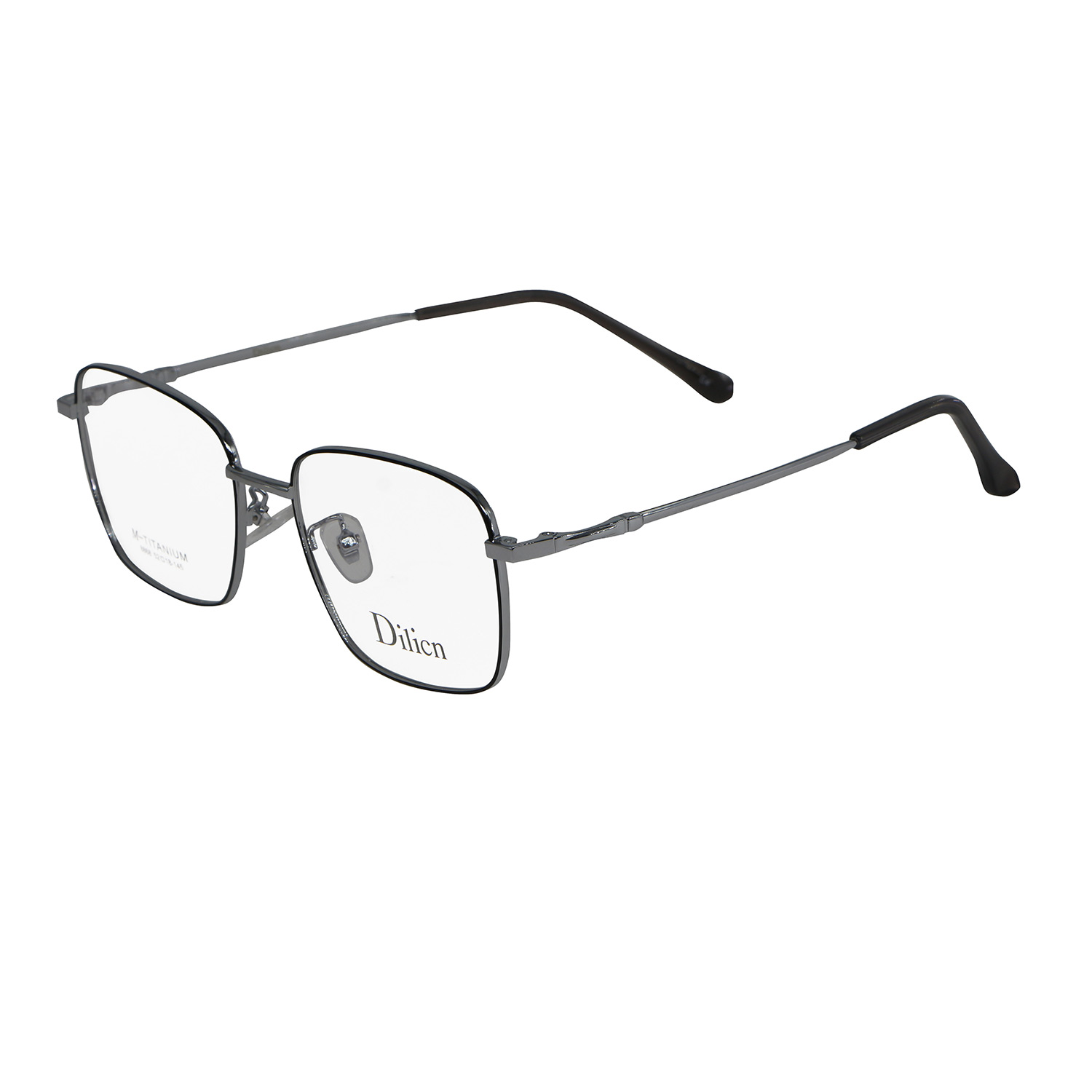 DILICN 2023 fashion style new rectangular titanium optical frames