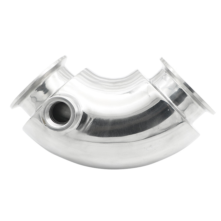 Sanitary Jacketed Insulation Tri Clamp Elbow