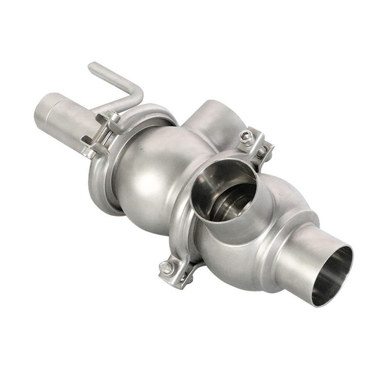 Stainless Steel Manual 3 Way Divert Seat Valve