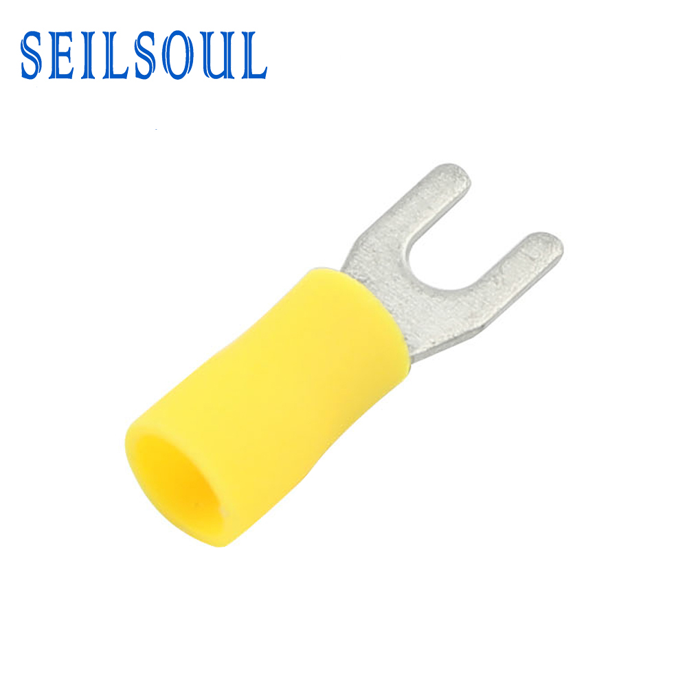 Pre-insulated Fork Terminal Wire Connector Electrical Crimp Terminal - SV