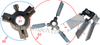 folding mixer foldable mixing blade