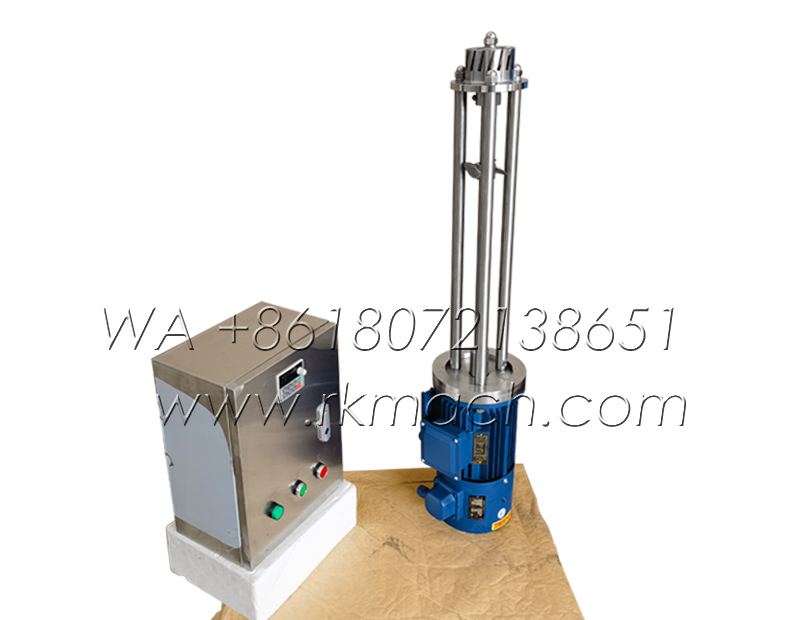 TRS-2.2V WRL-100 high shear mixer for homogenizing emulsifying of cream gel oil water emulsion