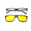 Tr90 4 In 1 Men Women eyewear Magnet Polarized Sunglasses Interchangeable Magnetic Clip On Glasses