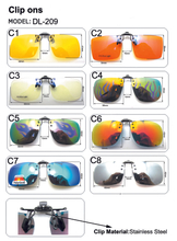 Women Men Polarized Clip On Sunglasses Driving Car Sun Glasse Night Vision Anti-glare for Prescription Optical Frame Eyeglasses