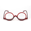 2 in 1 Reading Glasses Makeup Glasses Visually Impaired Reading Glasses Rotatable Eyewear Makeup Glasses for Women