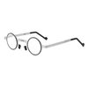 Blocking Reader Anti Blue Light Round Reading Glasses Foldable Ultra Thin Unisex Metal Eyeglasses