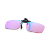 Color Blind Clip-on Glasses Color Weakness Correction Protective Round square Clip-on Glasses for Work