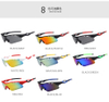Sports Sunglasses Photochromic Lens UV400 Protection with 5 Lenses for Cycling Fishing Driving