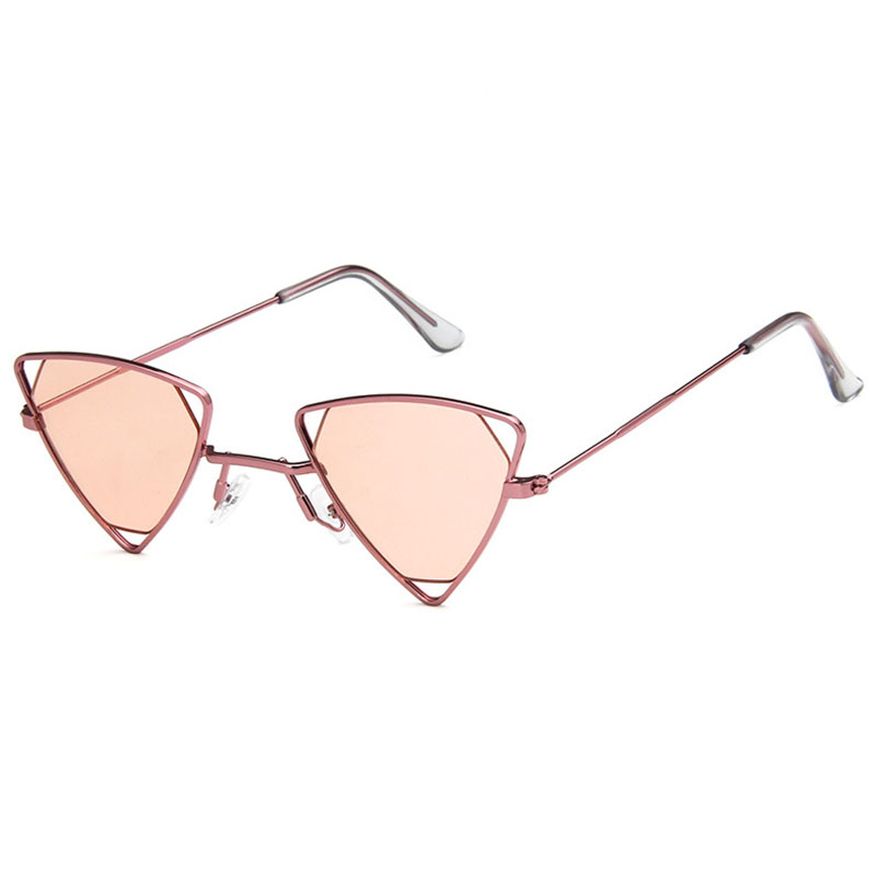 New Punk Sunglasses Vintage Glasses Men Women Triangle Modern Metal Frame Fashion Eyeglasses